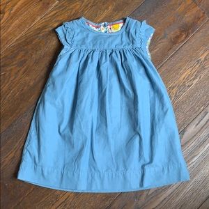 Mini Boden Corduroy Dress size 3T pale blue EUC